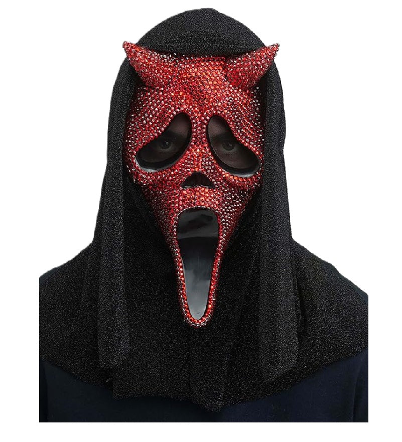 Scream Devil Bling Ghostface® Mask - Costume Accessory - One Size