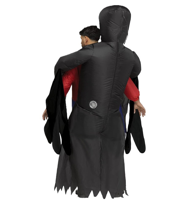 Ghost Face Piggyback - Illusion - Inflatable Costume - One Size