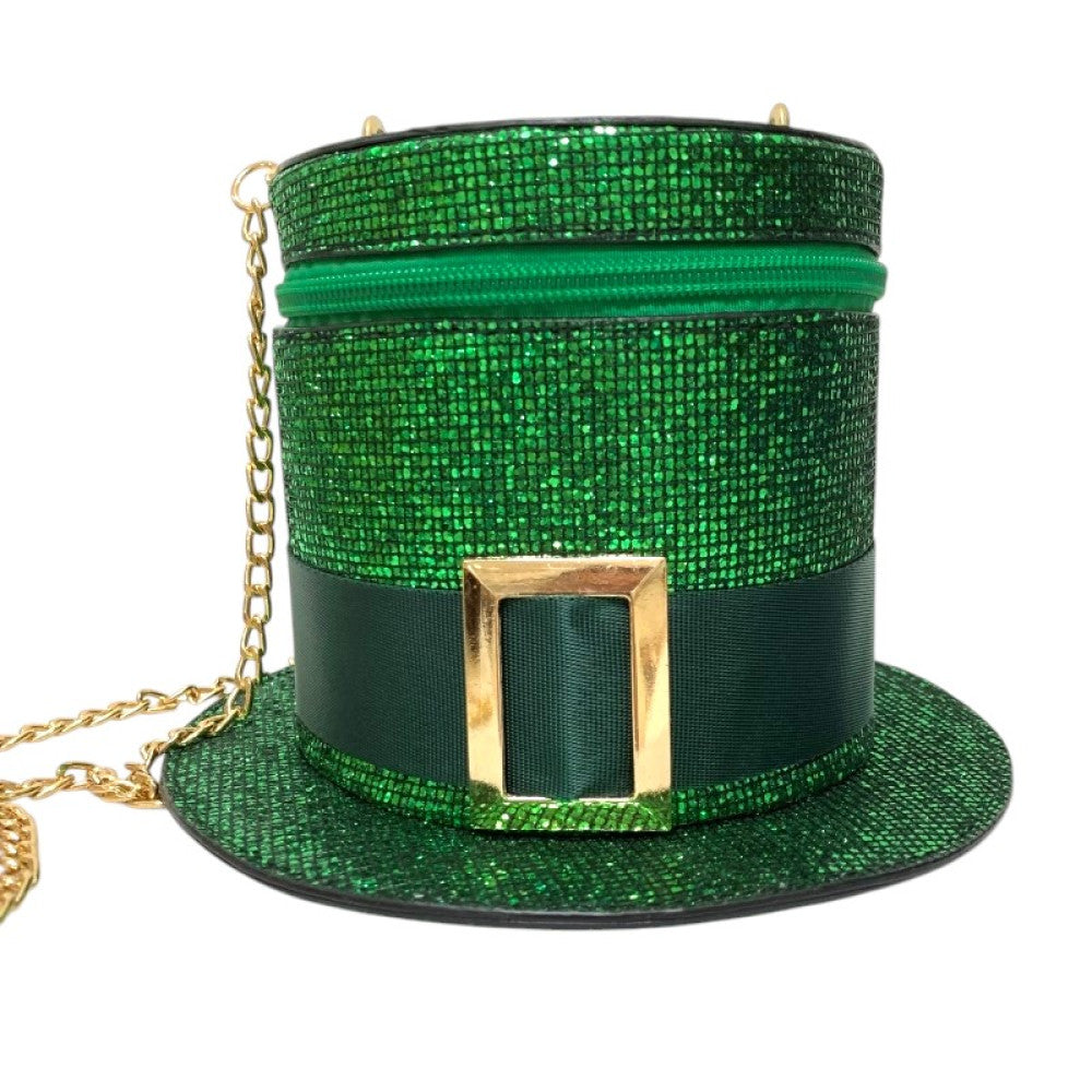 St Patrick's Day Leprechaun Hat Purse - Deluxe Costume Accessory Prop