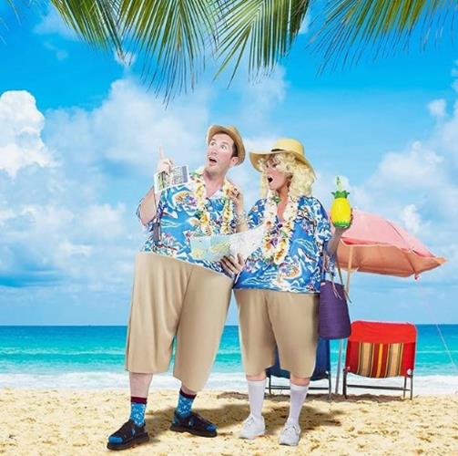 Tacky Tourist - One Piece Jumpsuit - Costume - Adult - One Size