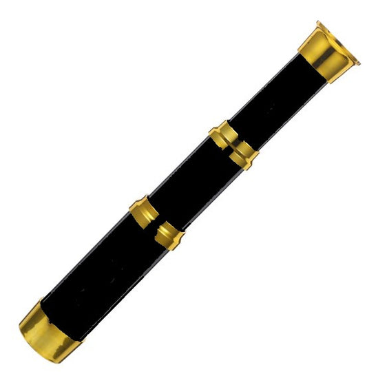 Pirate Telescope - Plastic - Black/Gold - Costume Accessory Prop