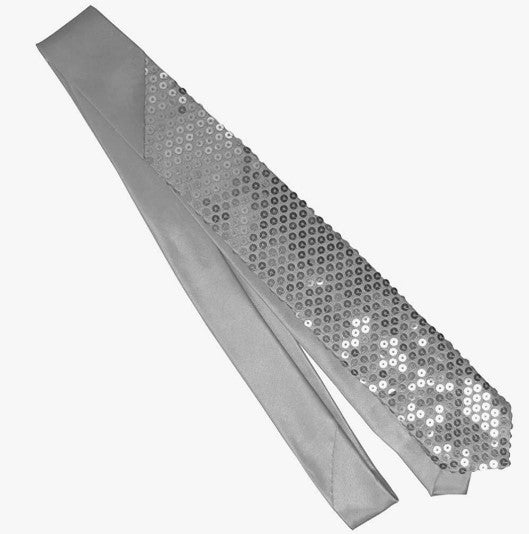 Corbata de lentejuelas - Años 20 - Fiesta de graduación de los 80 - Accesorio de vestuario - 6 colores