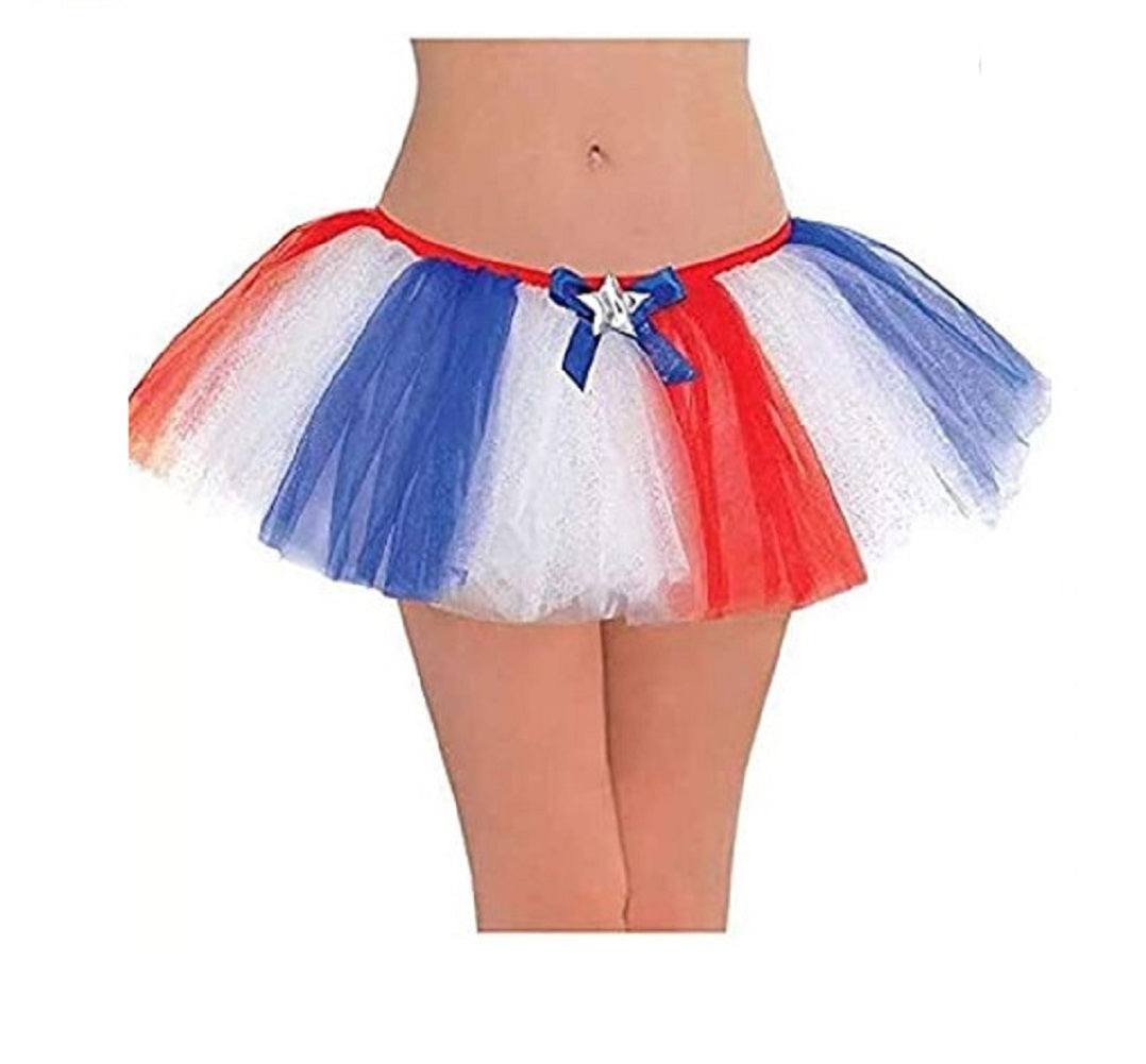 Patriotic Tutu - 4th of July - 80's - Sports - Costume Accessory - One Size