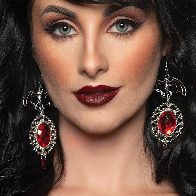 Vampire Bat Earrings - Witch - Gothic - Costume Accessories - One Size