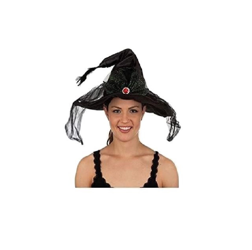 Decorative Wearable Witch Hat - Costume Accessory Decor - One Size