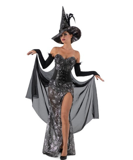 Mom Cobweb Witch Costume Black S Kids Mom Cobweb Witch Costume Black S Kids