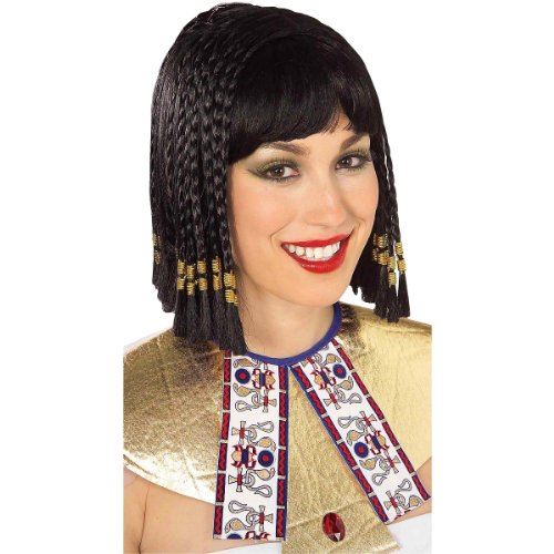 Queen of the Nile Wig Cleopatra Egyptian Goddess Costume Accessory