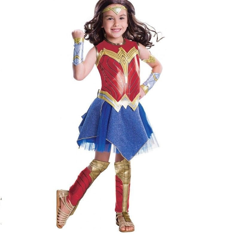 Wonder Woman - Superhero - Deluxe Costume - Girls - Large 12-14