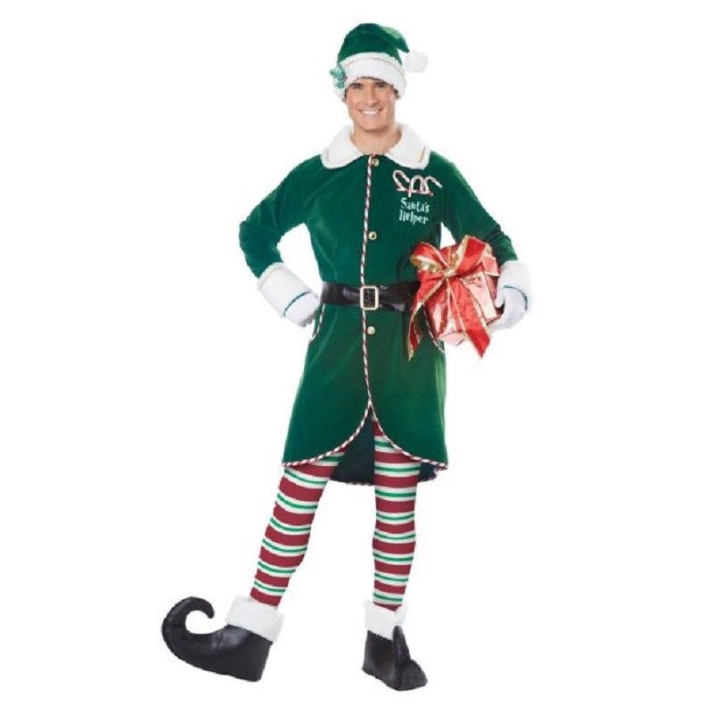 Workshop Elf - Holiday - Christmas - Deluxe Costume - Men - 2 Sizes
