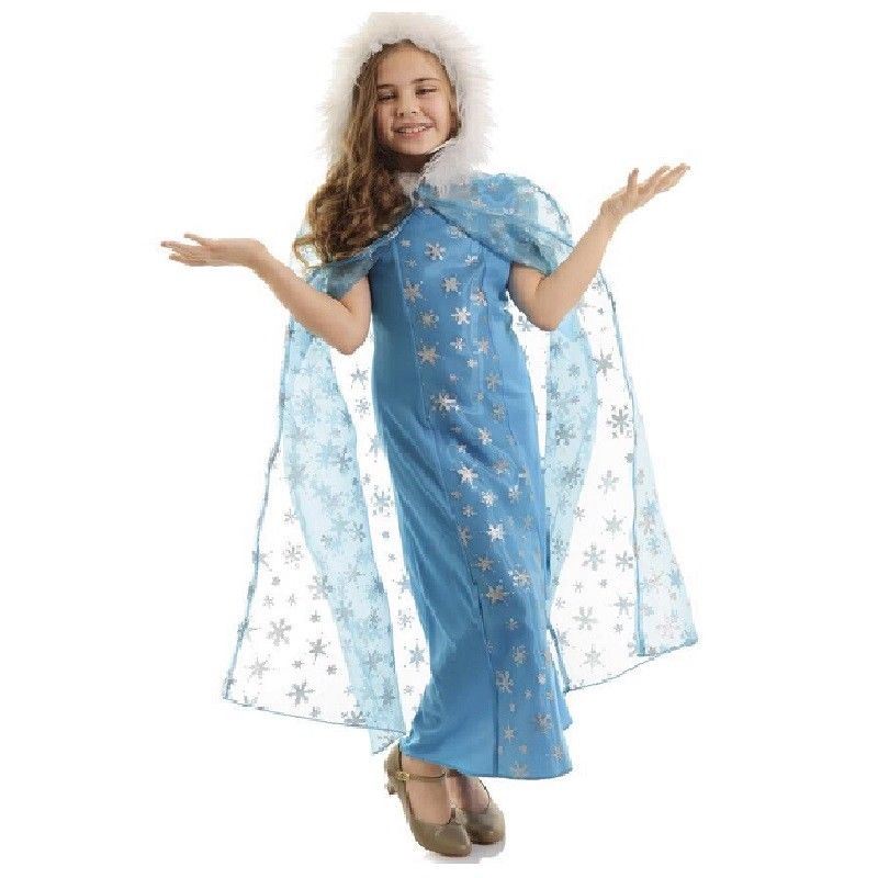 Snow Queen Child Cape:One-Size Snow Queen Child Cape:One-Size