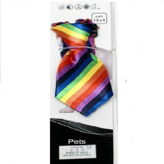Rainbow Dog Tie - Pride - Parade - Photos - Accessory - One Size