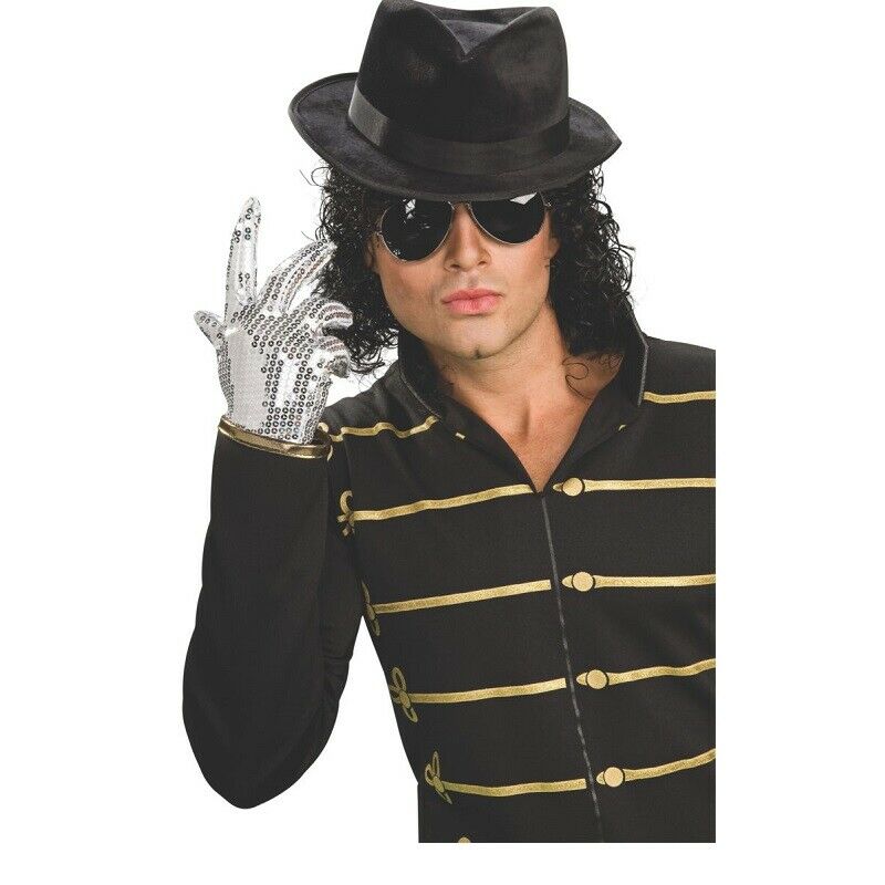 Michael Jackson - Silver Sequin Glove - Costume Accessory - One Size