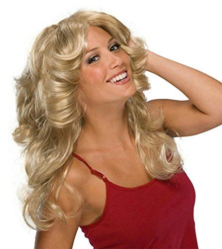 Deja Vu Retro Wig Disco Hippie Blonde Costume Accessory