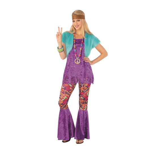 Groovy Girl Hippie - 1960's 1970's - Costume - Adult - 2 Sizes
