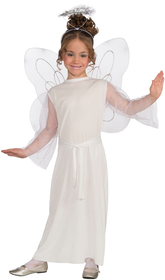 Angel with Halo - Christmas - Easter - Costume - Child - Medium 8-10