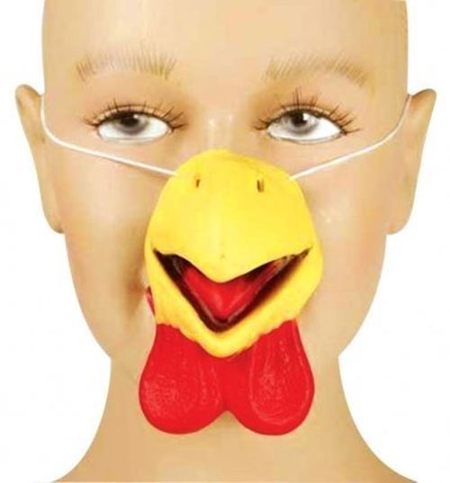 Chicken Nose - Rubber - Costume Accessory - One Size