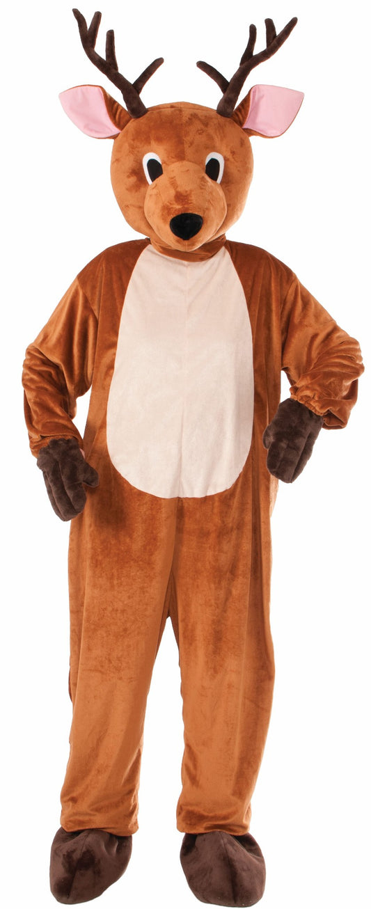 Reindeer - Brown - Plush - Mascot - Christmas - Costume - Adult