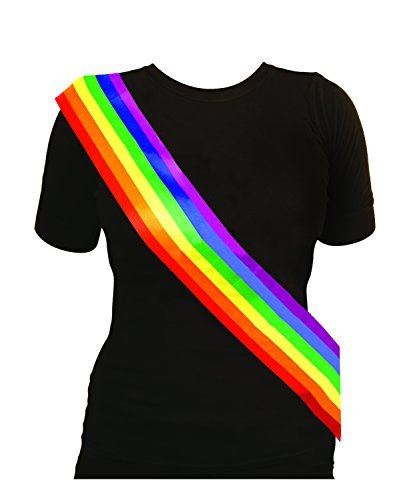 Rainbow Sash - Pride Parade - Costume Accessory- Adult Teen