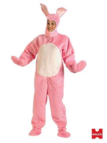 Bunny Rabbit - Pink Open Face - Easter - Costume Mascot - Adult - 3 Sizes