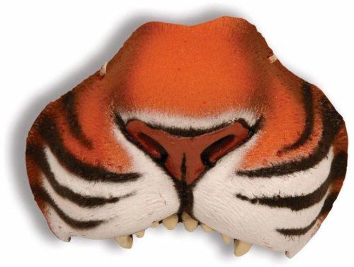 Tiger Nose Mask - Elastic Band - Costume Accessory - One Size
