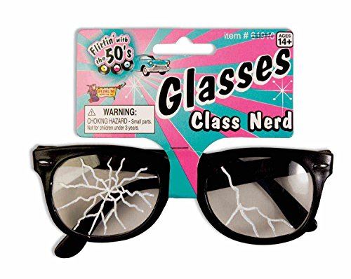 Cracked Nerd Glasses - 50's - Costume Accessory - Adult Teen