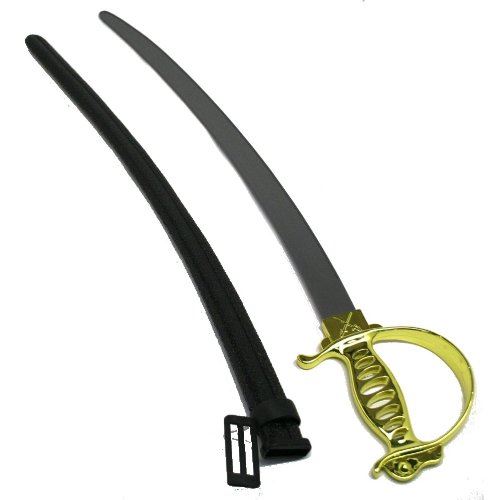 Cavalier Historic Sword - Civil War- Gold/Black - Costume Accessory Prop