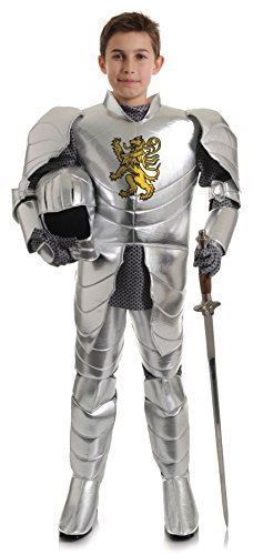 Knight in Shining Armor - Silver - Medieval - Costume - Child - LXL