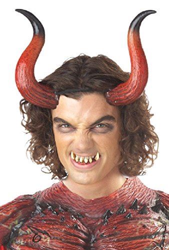 Hellion Horns & Teeth - Demon - Devil - Costume Accessories - Adult Teen