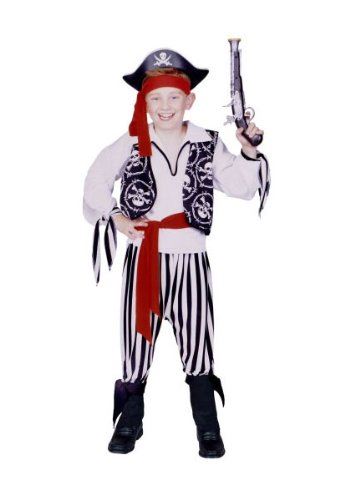 Pirate Boy - Buccaneer - Costume - Child - Medium - 8-10