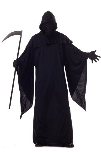 Horror Robe - Attached Hood - Tear Away Face Cover - Costume - Men - 3 Sizes