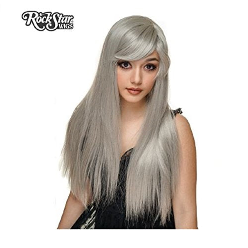 Bella Wig RockStar Silver Cosplay Costume Accessory One