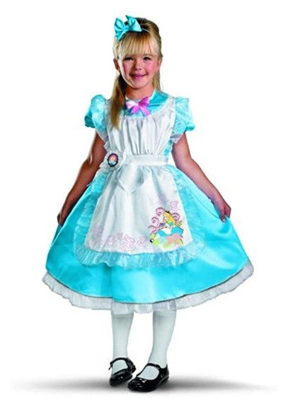 Alice in Wonderland - Light Blue - Attached Apron - Costume - Girls - 2 Sizes