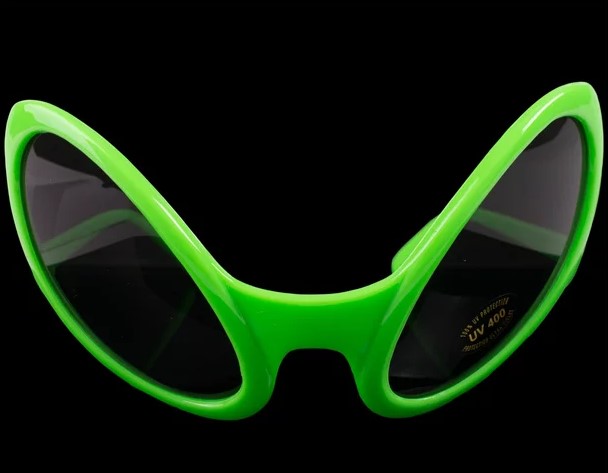 Alien Glasses - Green - Insects - Costume Accessories - One Size