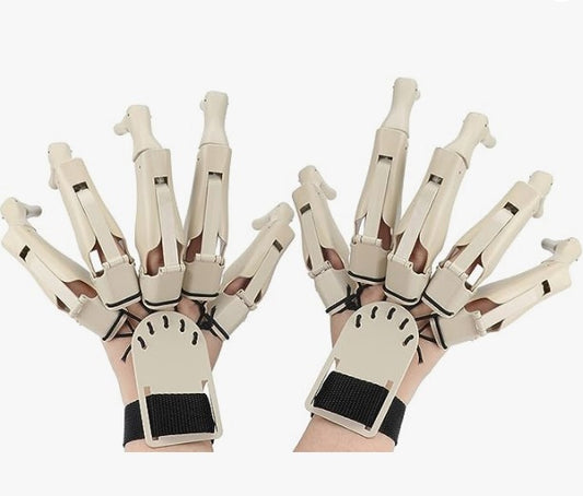 Articulating Hands Gloves - White - 1 Pair - Costume Accessory - Adult Teen