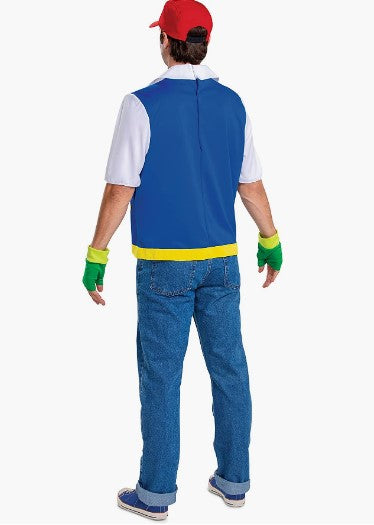 Ash Ketchum - Pokemon - Costume - Men - 2 Sizes