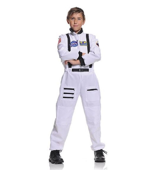 Astronaut Flight Suit - White - NASA - Costume - Child - Large 10-12