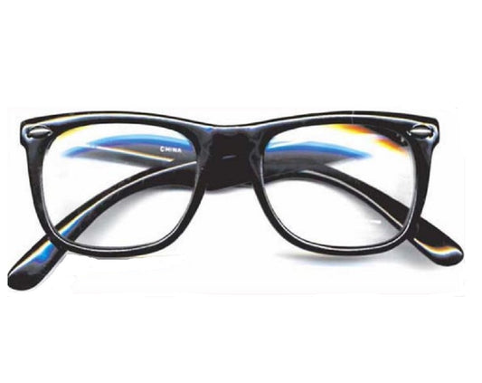 Austin Powers Glasses - Nerd - Hipster - Clear - Costume Accessory - Adult Teen