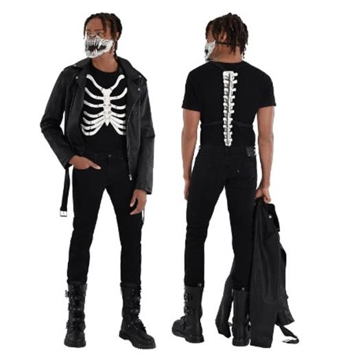 Bone Harness - Skeleton - White - Costume Accessory - Adult