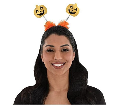 Pumpkin Head Bopper - Glitter - Halloween - Costume Accessory - One Size