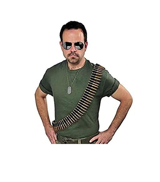 Bullet Belt - Plastic - Steampunk - Military - Costume Accessory - Adult Teen