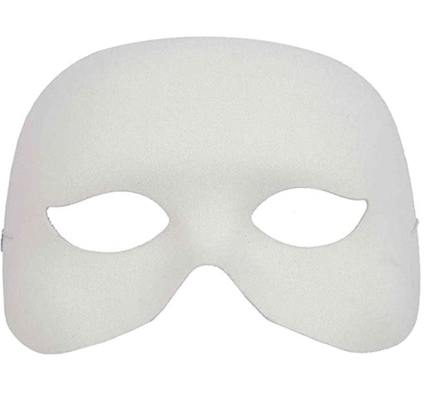 Cocktail 1/2 Maske - Weiß - Kostümzubehör - Erwachsene Teenager