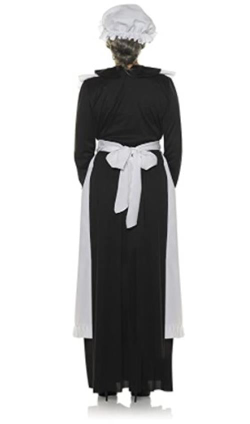 Koloniale alte Jungfer – Angenähte Schürze – Kostüm – Erwachsene – 2 Größen