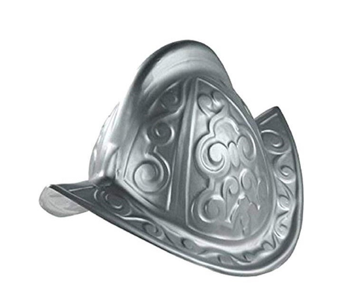 Conquistador Helmet - Explorer - Silver - Costume Cosplay Accessory - Adult