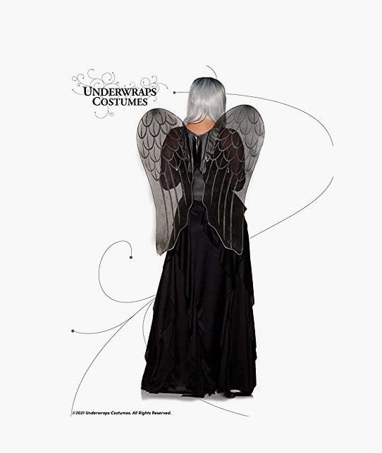 Dark Angel - Gothic - Wings - Halo - Costume - Adult - 3 Sizes