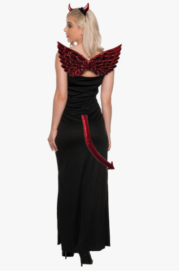 Dark Red Devil Set - 3 Pieces - Shiny - Costume Accessory Dark Red Devil Set - 3 Pieces - Shiny - Costume Accessory