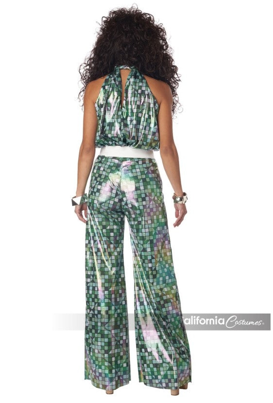 Disco Lady - Disco - Verde - Disfraz - Adulto - 4 Tallas