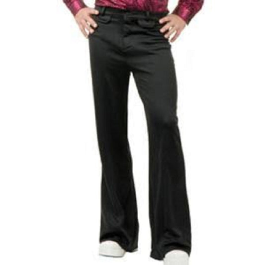 Disco Costume Pants - 1970s - Men's - Black - Waist Sizes 30-44