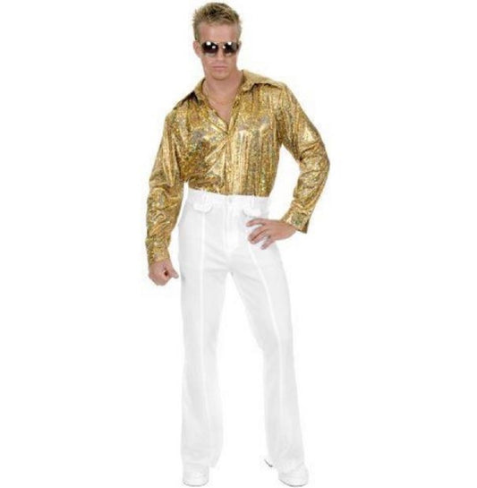 Disco Costume Pants - 1970s - Men's - White - Waist Sizes 30-46