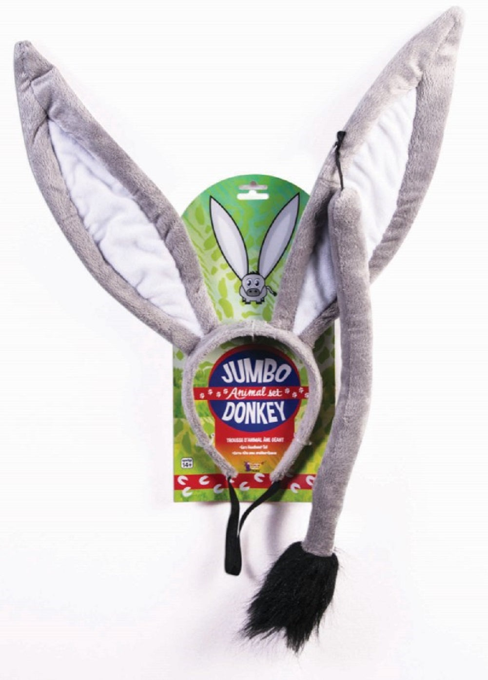 Jumbo Donkey Set - Ears & Tail - Costume Accessories - One Size