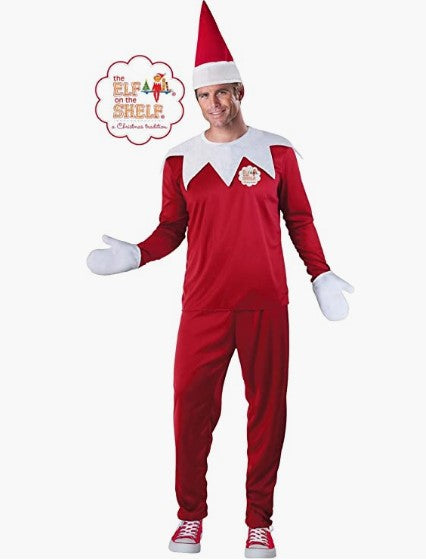 Mister Elf on the Shelf® - Christmas - Costume - Men - 3 Sizes